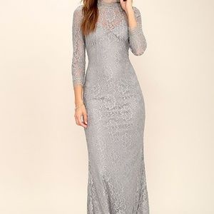 More Than Love Light Grey Maxi Dress- Lulu's